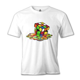 Lord T-Shirt Color Cubes Beyaz Erkek T-shirt