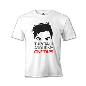 Lord T-Shirt Counter Strike - My One Taps 2 Beyaz Erkek T-shirt