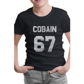 Lord T-Shirt CS-1091 Siyah Kurt Cobain 67 Erkek Çocuk T-shirt