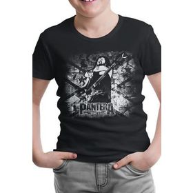 Lord T-Shirt CS-1185 Siyah Pantera Dimebag Rocks Erkek Çocuk T-shirt