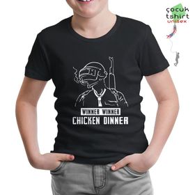 Lord T-Shirt CS-1359 Siyah Pubg Winner Erkek Çocuk T-shirt