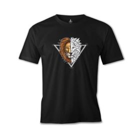 Lord T-Shirt ÇS-1553 Siyah Aslan Triangle Erkek Çocuk T-shirt