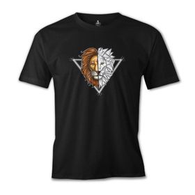 Lord T-Shirt ÇS-1553 Siyah Aslan Triangle Erkek Çocuk T-shirt
