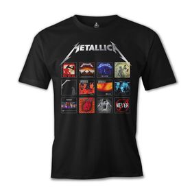 Lord T-Shirt CS-325 Siyah Metallica Album Covers Erkek Çocuk T-shirt