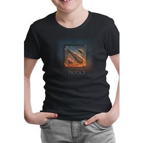 Lord T-Shirt CS-456 Siyah Dota 2 Logo1 Erkek Çocuk T-shirt