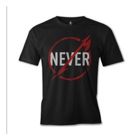 Lord T-Shirt CS-879 Siyah Metallica Never Logo Erkek Çocuk T-shirt