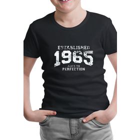 Lord T-Shirt CS-971 Siyah 1965 Aged To Perfection Erkek Çocuk T-shirt