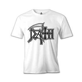 Lord T-Shirt Death - Logo 4 Beyaz Erkek T-shirt