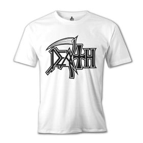 Lord T-Shirt Death - Logo 4 Beyaz Erkek T-shirt
