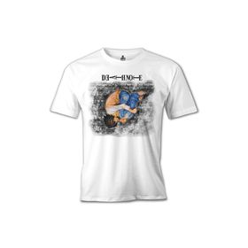Lord T-Shirt Death Note - Upside Down Beyaz Erkek T-shirt