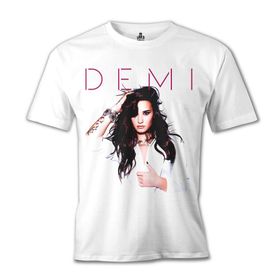 Lord T-Shirt Demi Lovato - Made in the USA Beyaz Erkek T-shirt