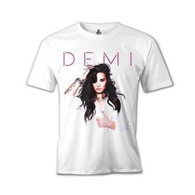 Lord T-Shirt Demi Lovato - Made in the USA Beyaz Erkek T-shirt