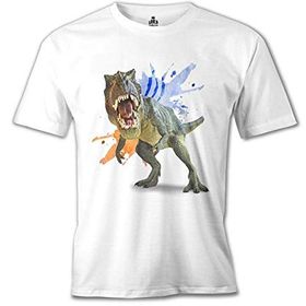 Lord T-Shirt Dinazor Trex Beyaz Erkek T-Shirt