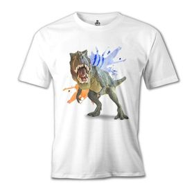 Lord T-Shirt Dinazor Trex Beyaz Erkek T-Shirt