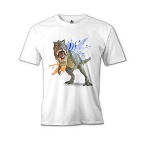 Lord T-Shirt Dinazor Trex Beyaz Erkek T-Shirt