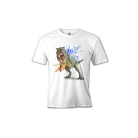Lord T-Shirt Dinazor Trex Beyaz Erkek T-Shirt