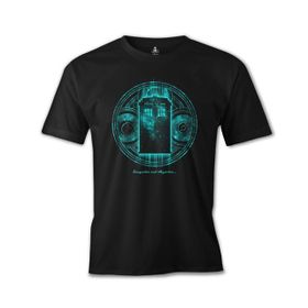 Lord T-Shirt Doctor Who - Anywhere Siyah Erkek T-shirt