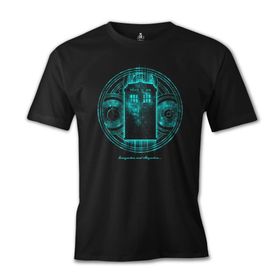 Lord T-Shirt Doctor Who - Anywhere Siyah Erkek T-shirt