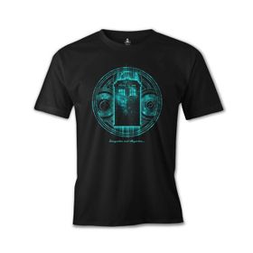 Lord T-Shirt Doctor Who - Anywhere Siyah Erkek T-shirt