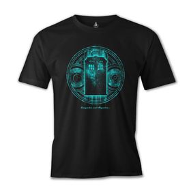 Lord T-Shirt Doctor Who - Anywhere Siyah Erkek T-shirt