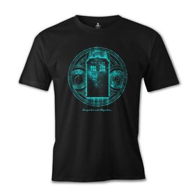 Lord T-Shirt Doctor Who - Anywhere Siyah Erkek T-shirt