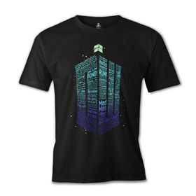 Lord T-Shirt Doctor Who - Bow Ties Siyah Erkek T-shirt