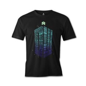 Lord T-Shirt Doctor Who - Bow Ties Siyah Erkek T-shirt