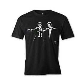 Lord T-Shirt Doctor Who - Timefiction Siyah Erkek T-shirt