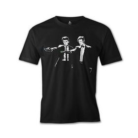 Lord T-Shirt Doctor Who - Timefiction Siyah Erkek T-shirt