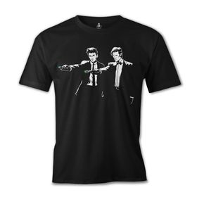 Lord T-Shirt Doctor Who - Timefiction Siyah Erkek T-shirt