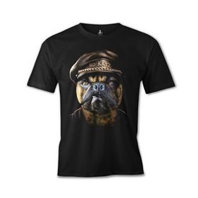 Lord T-Shirt Dog the Police Siyah Erkek T-shirt