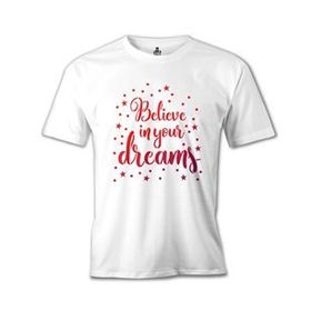 Lord T-Shirt Dream Believing Beyaz Erkek T-shirt