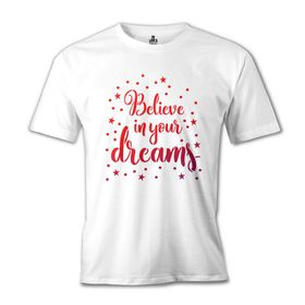 Lord T-Shirt Dream Believing Beyaz Erkek T-shirt