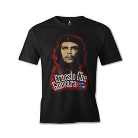 Lord T-Shirt ES-100 Siyah Che Guevara Flag Erkek T-shirt
