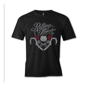 Lord T-Shirt ES-1005 Siyah Rolling Thunder Erkek T-shirt
