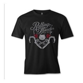 Lord T-Shirt ES-1005 Siyah Rolling Thunder Erkek T-shirt