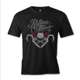 Lord T-Shirt ES-1005 Siyah Rolling Thunder Erkek T-shirt