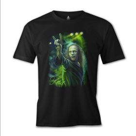 Lord T-Shirt ES-1007 Siyah Ronnie James Dio Erkek T-shirt