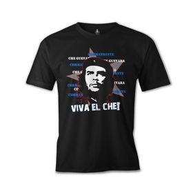 Lord T-Shirt ES-101 Siyah Che Guevara Viva Erkek T-shirt