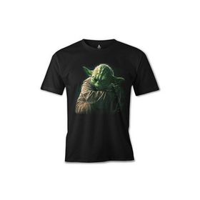 Lord T-Shirt ES-1015 Siyah Star Wars Yoda 3 Erkek T-shirt