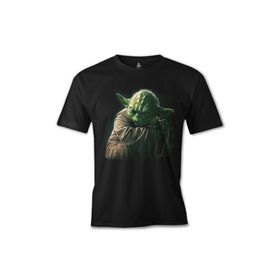 Lord T-Shirt ES-1015 Siyah Star Wars Yoda 3 Erkek T-shirt
