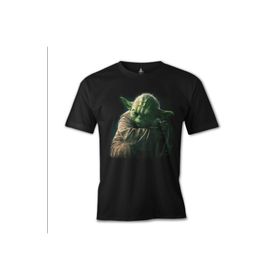 Lord T-Shirt ES-1015 Siyah Star Wars Yoda 3 Erkek T-shirt