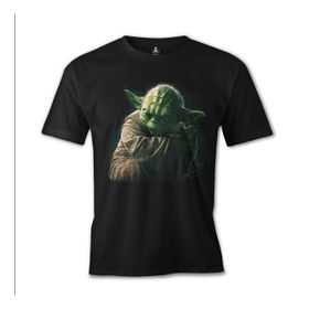 Lord T-Shirt ES-1015 Siyah Star Wars Yoda 3 Erkek T-shirt