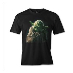 Lord T-Shirt ES-1015 Siyah Star Wars Yoda 3 Erkek T-shirt