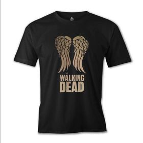 Lord T-Shirt ES-1026 Siyah The Walking Dead Wings Erkek T-shirt