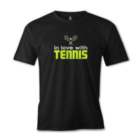 Lord T-Shirt ES-1054 Siyah Tenis In Love With Erkek T-shirt