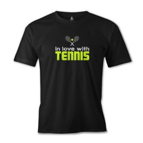 Lord T-Shirt ES-1054 Siyah Tenis In Love With Erkek T-shirt