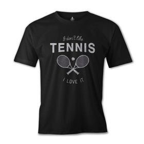 Lord T-Shirt ES-1055 Siyah Tenis Love It Erkek T-shirt