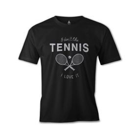 Lord T-Shirt ES-1055 Siyah Tenis Love It Erkek T-shirt