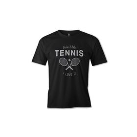 Lord T-Shirt ES-1055 Siyah Tenis Love It Erkek T-shirt